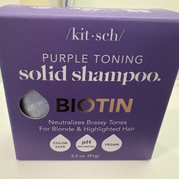 New in box Kitsch purple toning solid shampoo - Picture 1 of 1